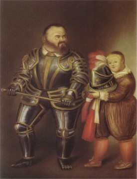 Fernando Botero Painting - Alof of Vignancourt after Caravaggio Fernando Botero